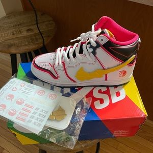 Nike Gundam x Dunk High tops project unicorn